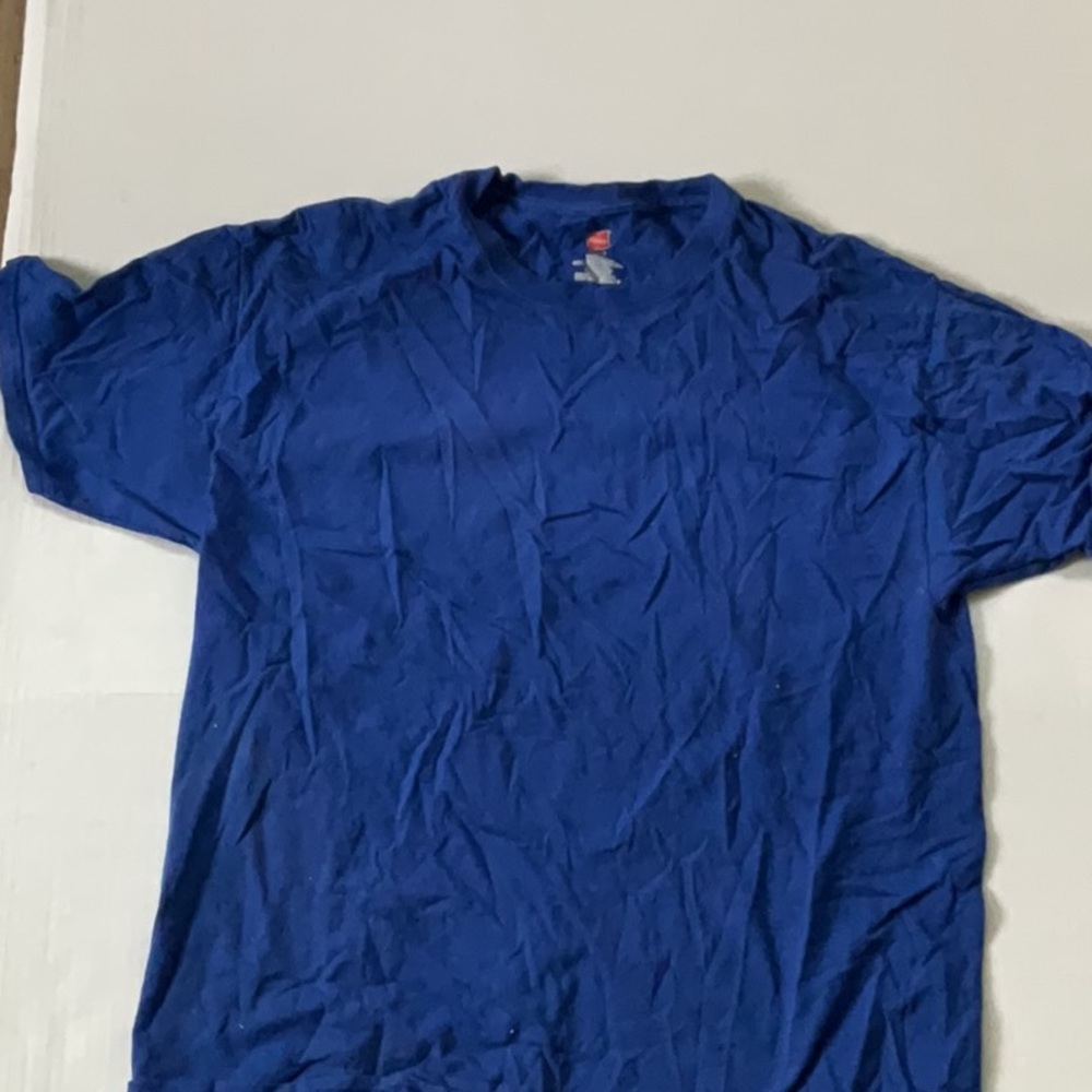 Hanes blue shirt size XL
